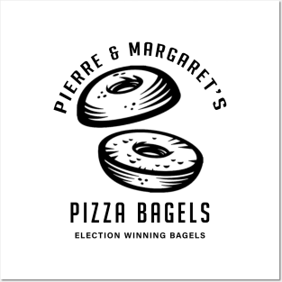 Pierre & Margarets Pizza Bagels Posters and Art